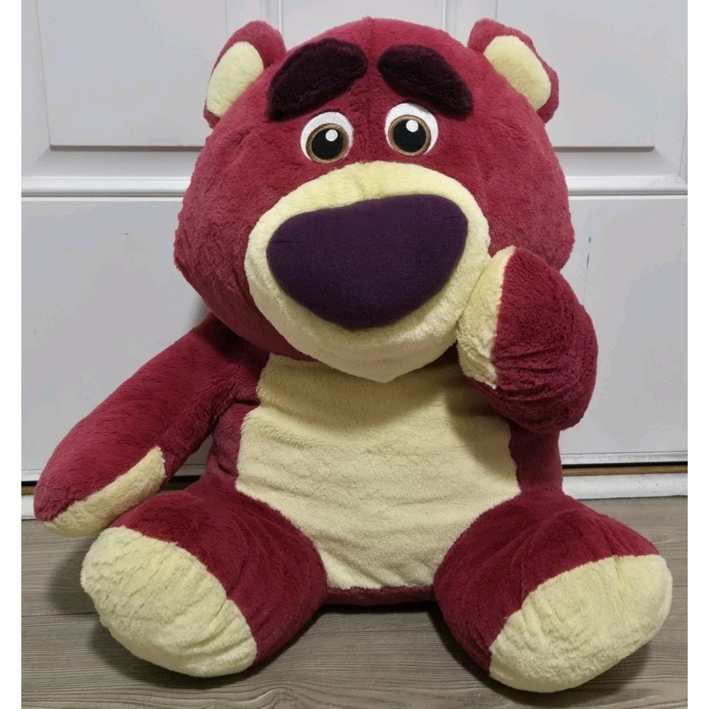 Lotso Bear Toy Story Plush Large Sitting Sega Disney Pixar NWOT‎ Stuffed Animal